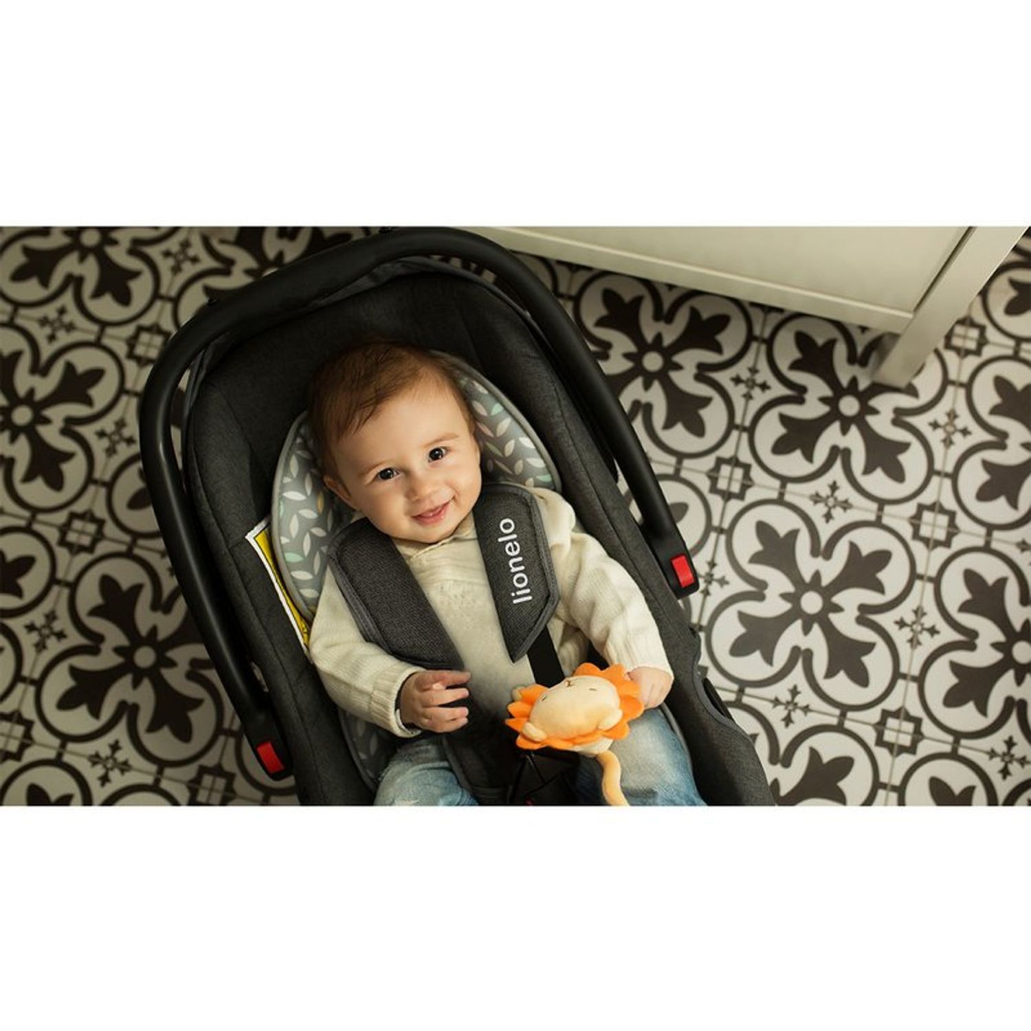 Lionelo - Scaun auto Noa Plus Scandi, 0-13 Kg, Gri fotografia produsului View 11 L