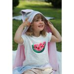 Qmini - Prosop din bambus cu gluga cu urechi, 85x85 cm, Rabbit Mint fotografia produsului View 5 S