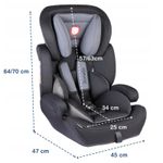 Lionelo - Scaun auto copii 9-36 Kg Levi Plus Black fotografia produsului View 2 S