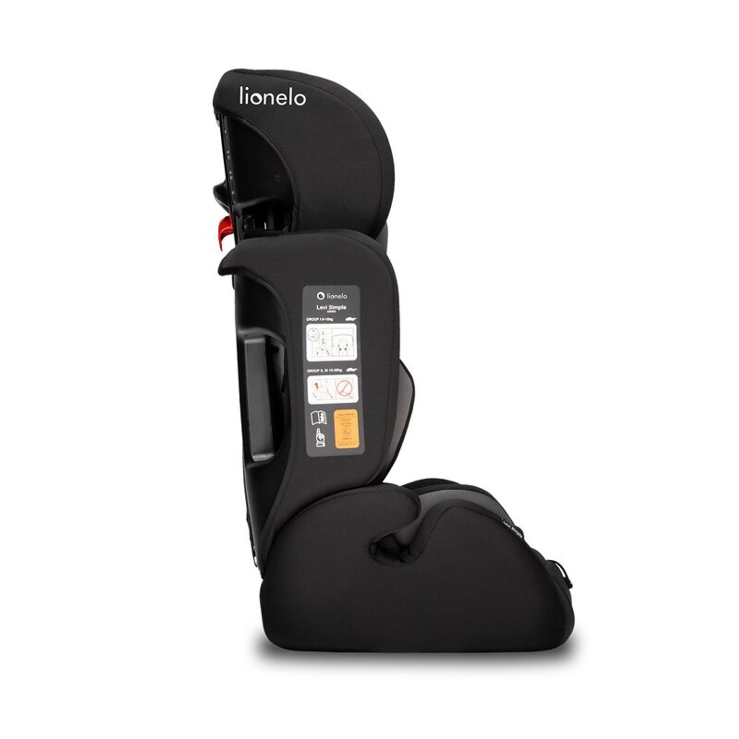 Lionelo - Scaun auto Levi Simple, 9-36 Kg, Negru fotografia produsului View 8 L