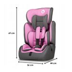 Lionelo - Scaun auto Levi Simple Candy, 9-36 Kg, Roz fotografia produsului View 3 S