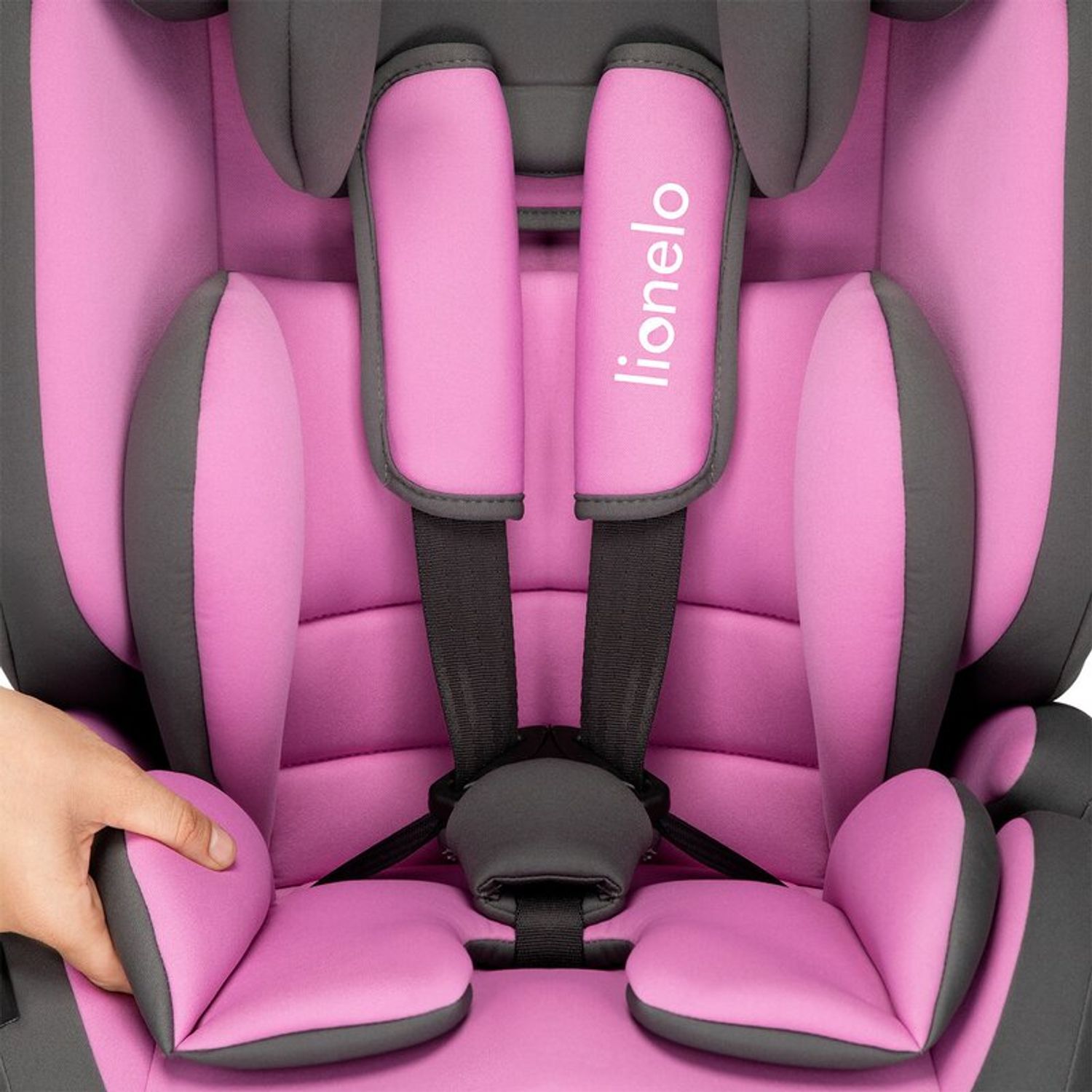 Lionelo - Scaun auto Levi Simple Candy, 9-36 Kg, Roz fotografia produsului View 17 L