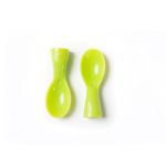 Petite&Mars - Set 2 lingurite cu infiletare pentru pungile Papoo Verde fotografia produsului View 2 S