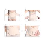 Qmini - Centura abdominala postnatala dublu reglabila, Beige fotografia produsului