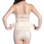 Qmini - Centura abdominala postnatala dublu reglabila, Beige fotografia produsului View 3 S
