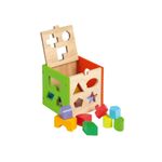 Joueco - Jucarie din lemn Sortator de forme, 13 piese fotografia produsului View 2 S