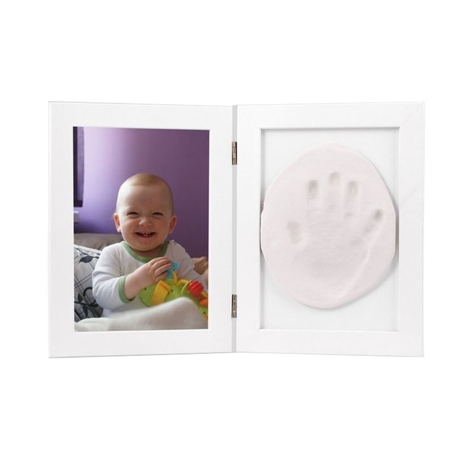 Baby HandPrint - Memory Frame White fotografia produsului