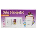 Baby HandPrint - Double Memory Frame Natur fotografia produsului View 6 S
