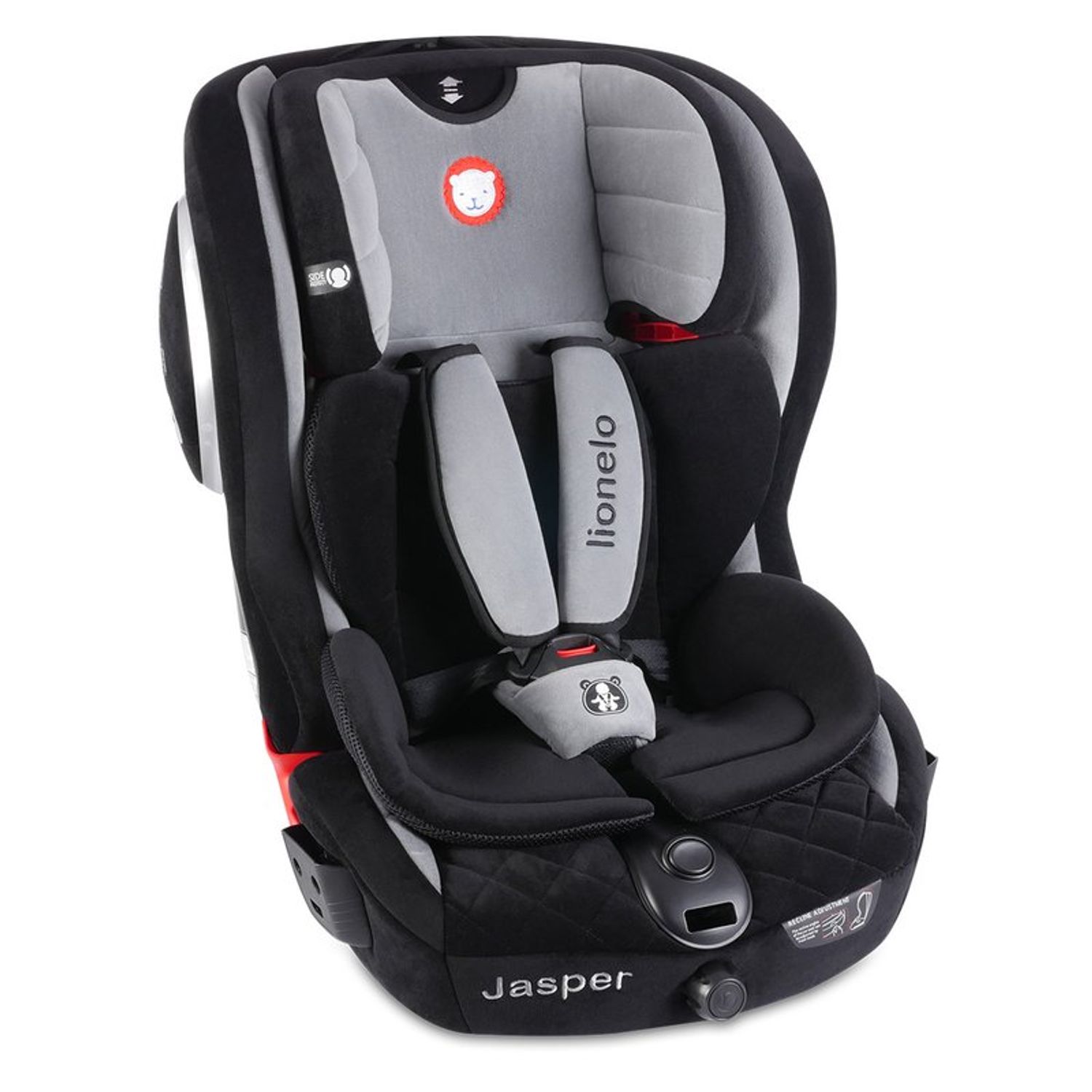 Lionelo - Scaun auto copii Jasper, cu Isofix, 9-36 Kg, Grey fotografia produsului View 2 L