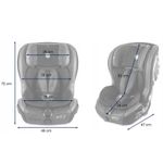Lionelo - Scaun auto copii Jasper, cu Isofix, 9-36 Kg, Grey fotografia produsului View 3 S
