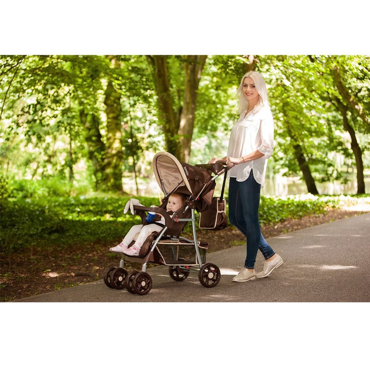 Lionelo - Carucior sport Emma Plus Grey fotografia produsului View 12 L