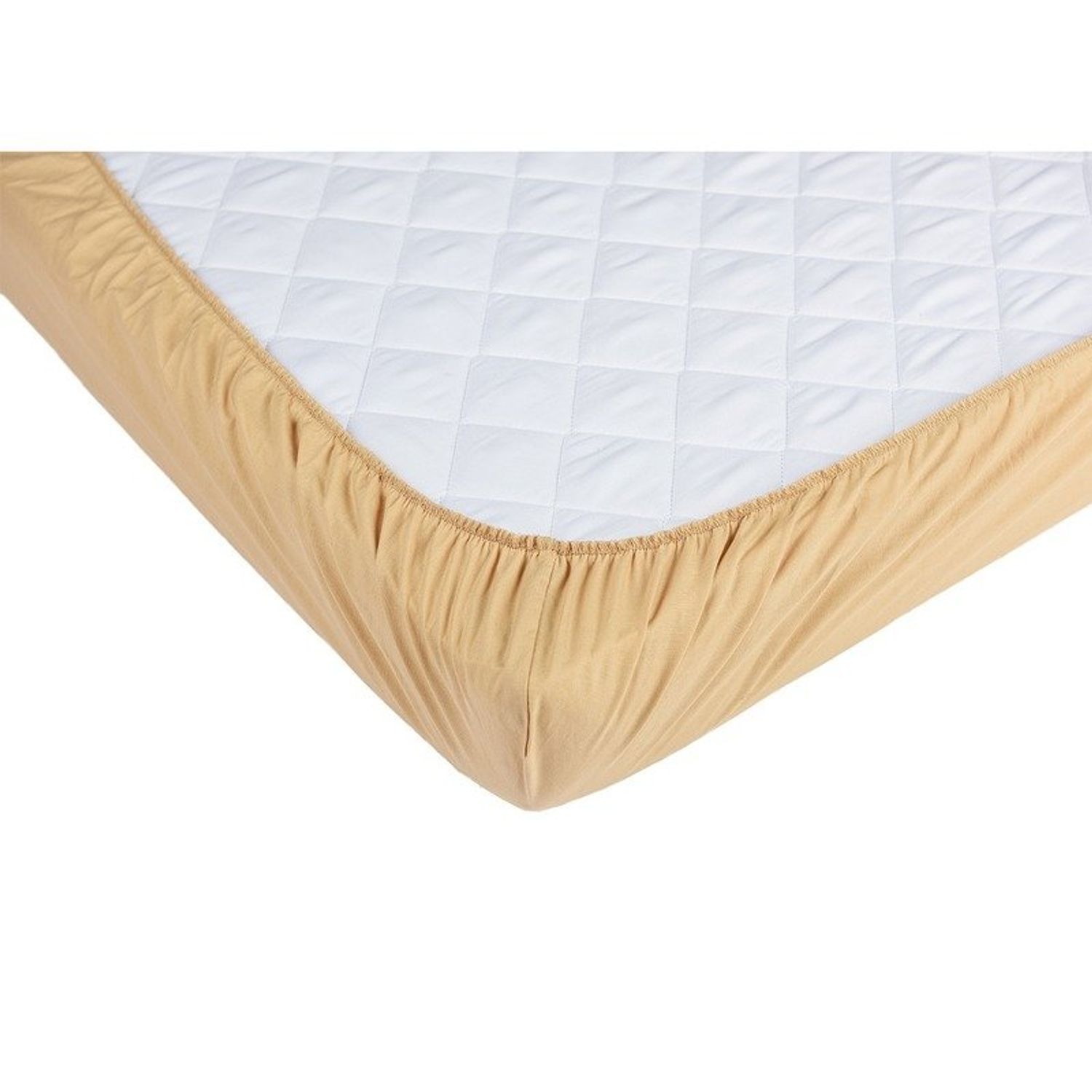 BabyNeeds - Cearceaf cu elastic 140x70 cm, Cappuccino fotografia produsului View 2 L