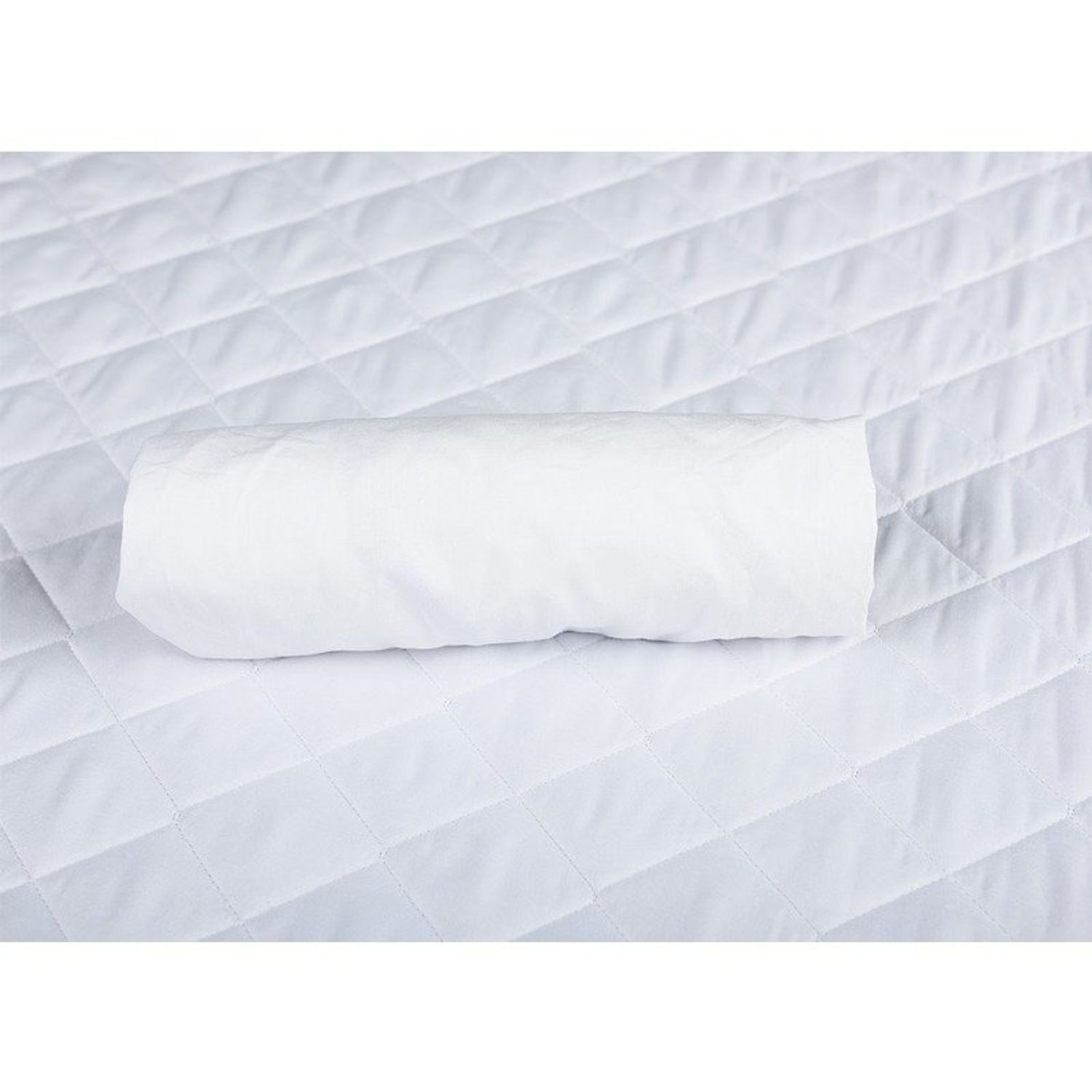 BabyNeeds - Cearceaf cu elastic 120x60 cm, Alb fotografia produsului
