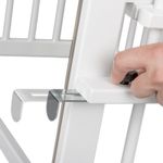BabyNeeds - Patut evolutiv Dalia, cu roti, 90x50 cm, Alb fotografia produsului View 2 S