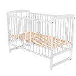BabyNeeds - Patut din lemn Ola 120x60 cm, Alb fotografia produsului View 5 S