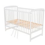 BabyNeeds - Patut din lemn Ola 120x60 cm, Alb fotografia produsului View 4 S