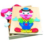 Bino - Puzzle copii din lemn, Imbraca-l pe Friedo fotografia produsului