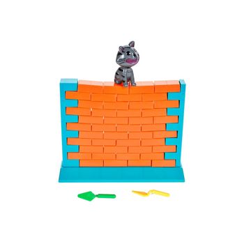 Joc de constructie bloc de perete cu pisicuta, Malplay 100804