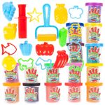 Joc interactiv cu plastilina colorata + matrite si forme, Malplay 107267 fotografia produsului