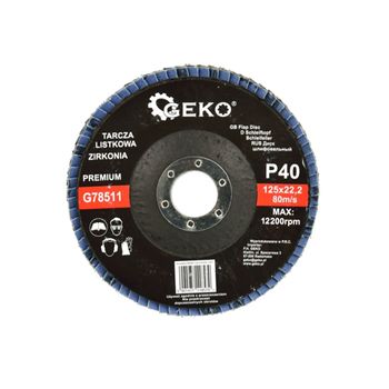 Disc Abraziv CYRKON 125mm, GEKO PREMIUM