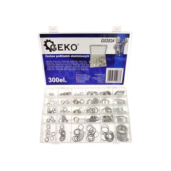 Set saibe din aluminiu 300 piese, GEKO G02824