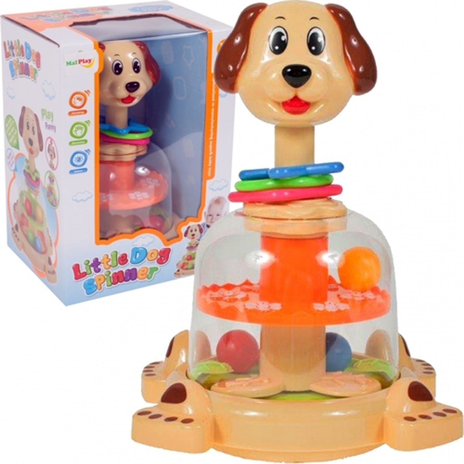Catelus interactiv cu bilute, Maplay 100059 fotografia produsului