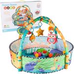 Covoras educativ interactiv 3 in 1 cu bile, Malplay 107232 fotografia produsului