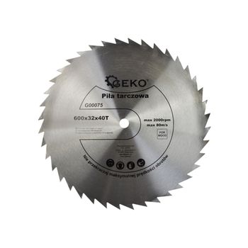 Disc pentru lemn 600x32x40T, Geko G00075