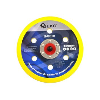 Disc Velcro 150 mm pentru polizor, Geko G00320