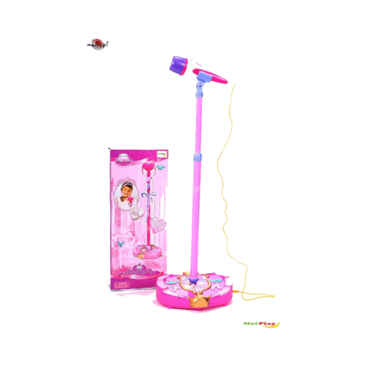 Microfon roz pentru karaoke, Malplay 101658 fotografia produsului