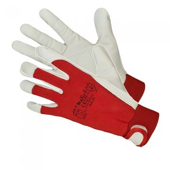 Mănuși de protecție ARTMAS din piele, marimea 10, culoare rosu-alb Artmas