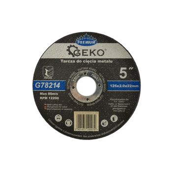 Disc pentru taierea metalului 125mm, GEKO G78214 elefant.ro imagine noua 2022