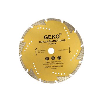 Disc diamantat segmentat Turbo Teeth 230x22mm, Geko G00290
