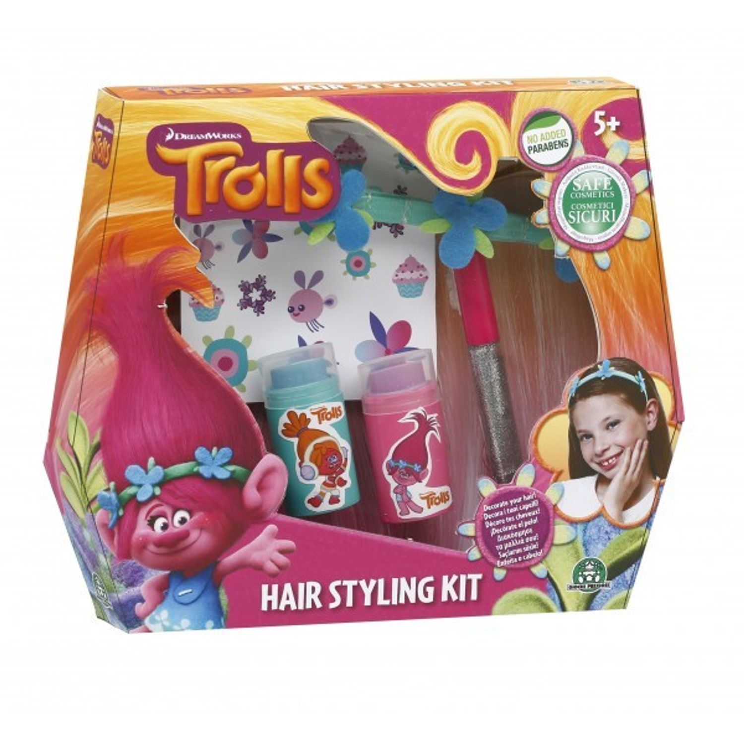 Set infrumusetare pentru par - HAIRY - colectia Trolls fotografia produsului