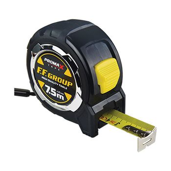 Ruleta ff group 39958, 7.5 m * 25 mm, promax, cu sistem de blocare