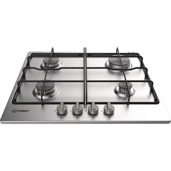 Plita incorporabila indesit thp 642 ix/i ee, 4 arzatoare, gaz, inox