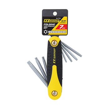 Set chei ff group 34763 pliabile cap torx 7 buc