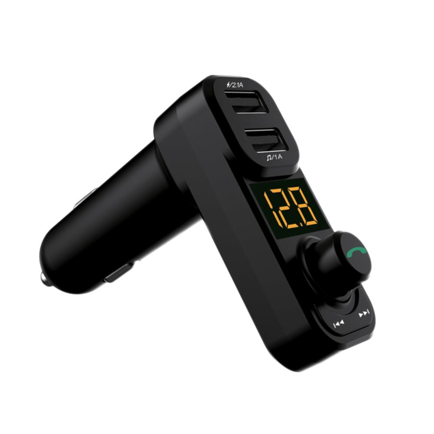 Hands Free, Bluetooth & Modulator FM RoGroup, MicroSD si 2 x USB 3.1A fotografia produsului