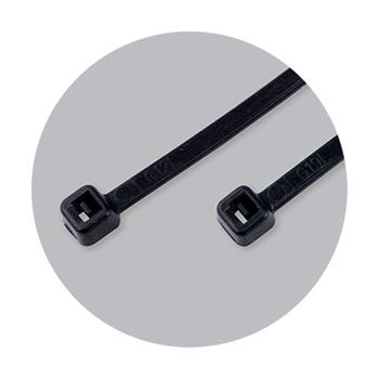 Colier de plastic benman 70954 negru 370 * 3.6 mm rezistenta 18.2 kg100 buc in set
