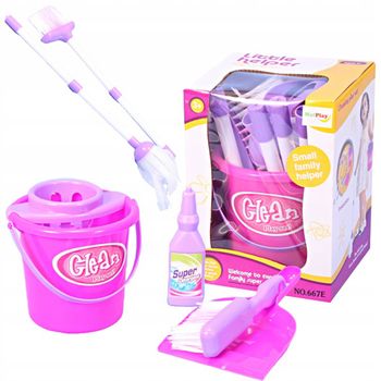 Galeata cu mop si perie + cos de praf, malplay 102779