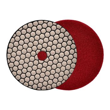 Disc pentru slefuirea uscata a gresiei portelanate, 125 mm, granulatie 400, Geko G78940