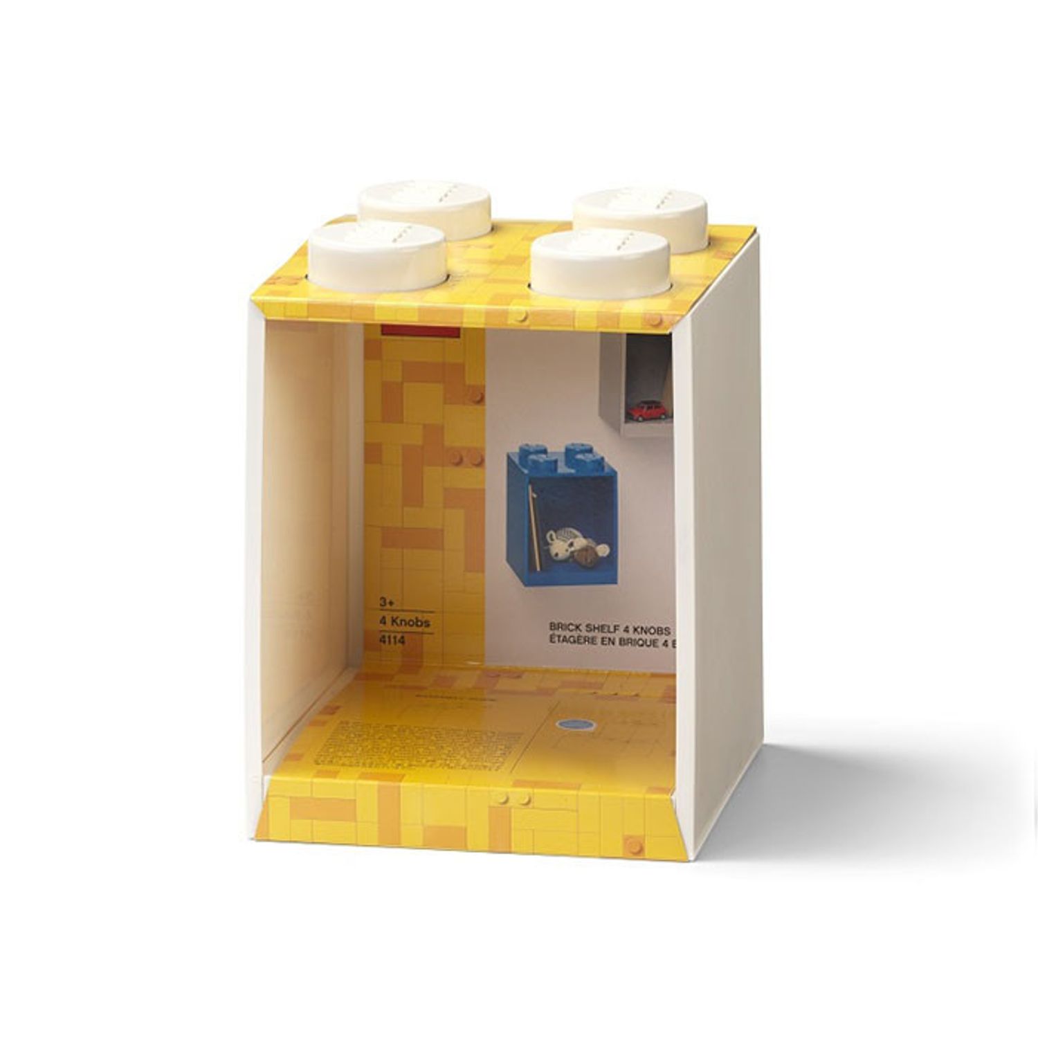 Raft Caramida LEGO 2x2 - Alb fotografia produsului View 3 L