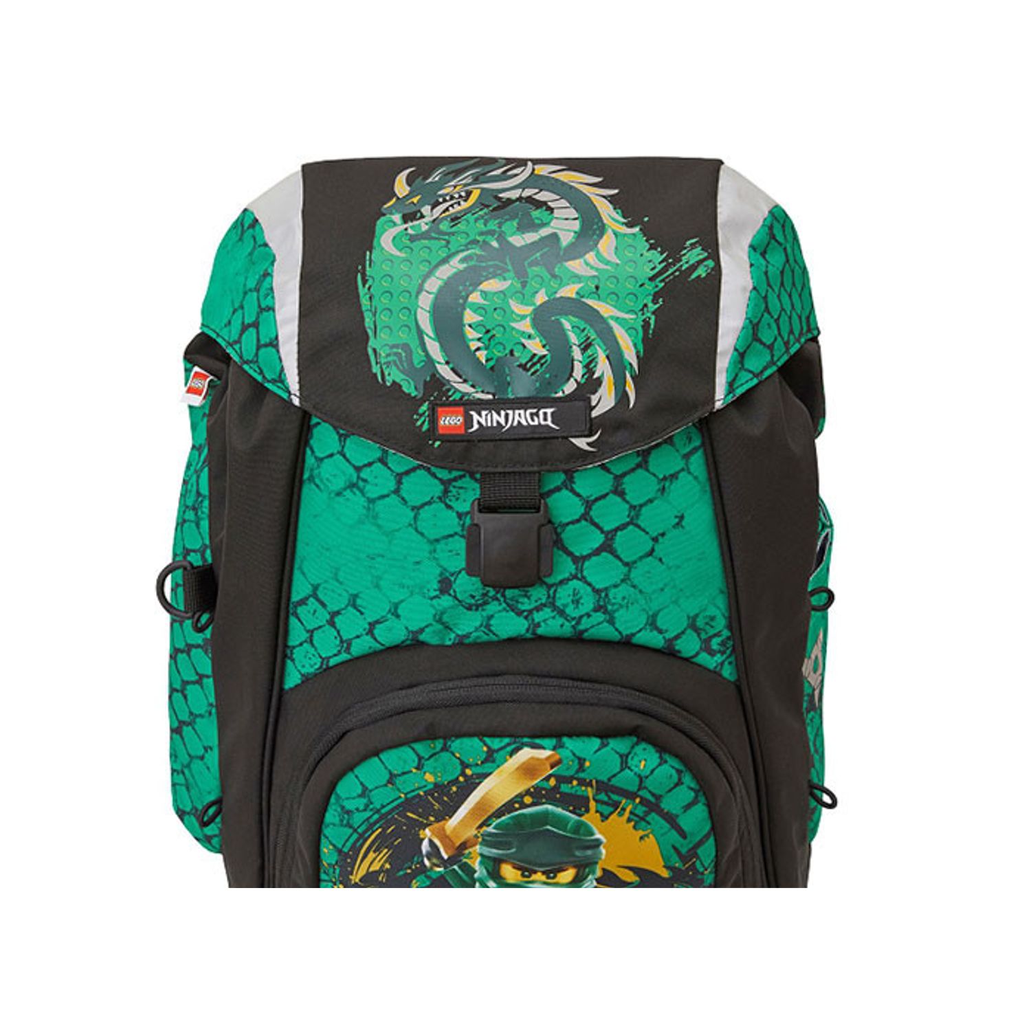 Ghiozdan LEGO Ninjago - verde fotografia produsului View 2 L
