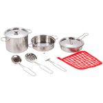 Set de vase metalice, 9 elemente, Malplay 107732 fotografia produsului
