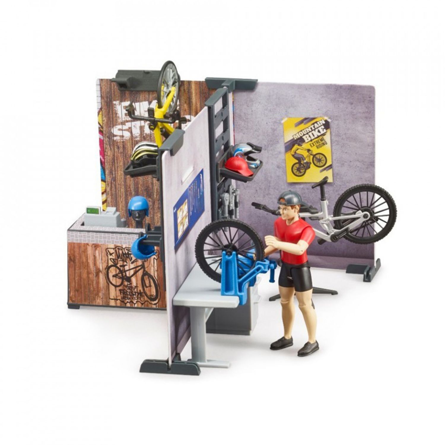 Set de joaca Bruder, bworld - Service si magazin de biciclete fotografia produsului View 4 L