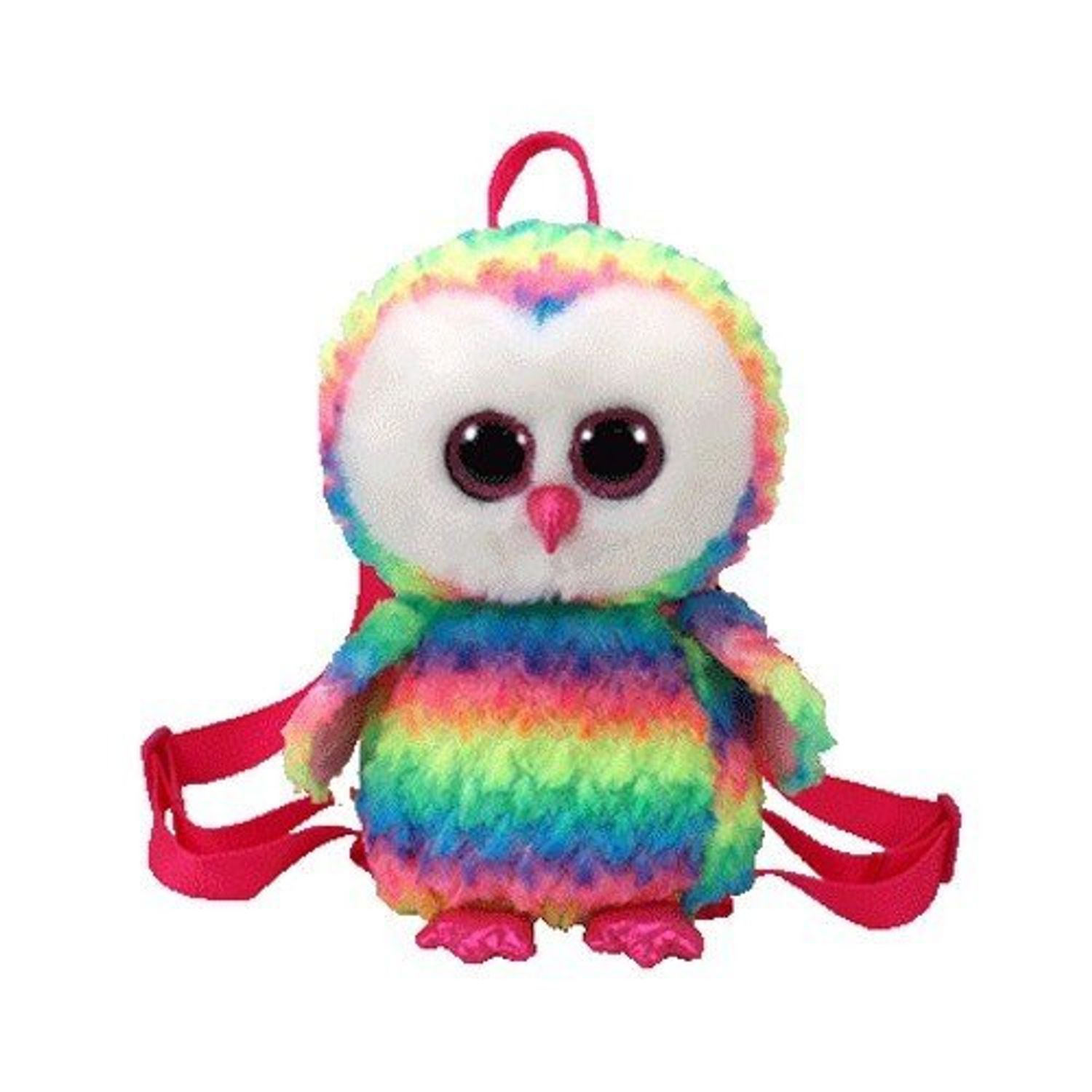 Rucsac De Plus Ty Owen Bufnita Multicolora fotografia produsului