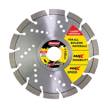 Disc taiere diamantat benman 74487 125x2.4x10mm interior 22.2 mm pentru granit marmura gresie