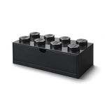 Sertar de birou LEGO 2x4 negru fotografia produsului