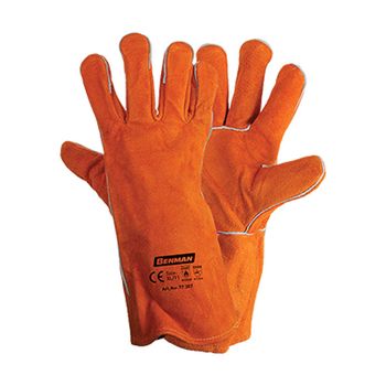 Manusi din piele pentru sudori benman 77307 nr.11