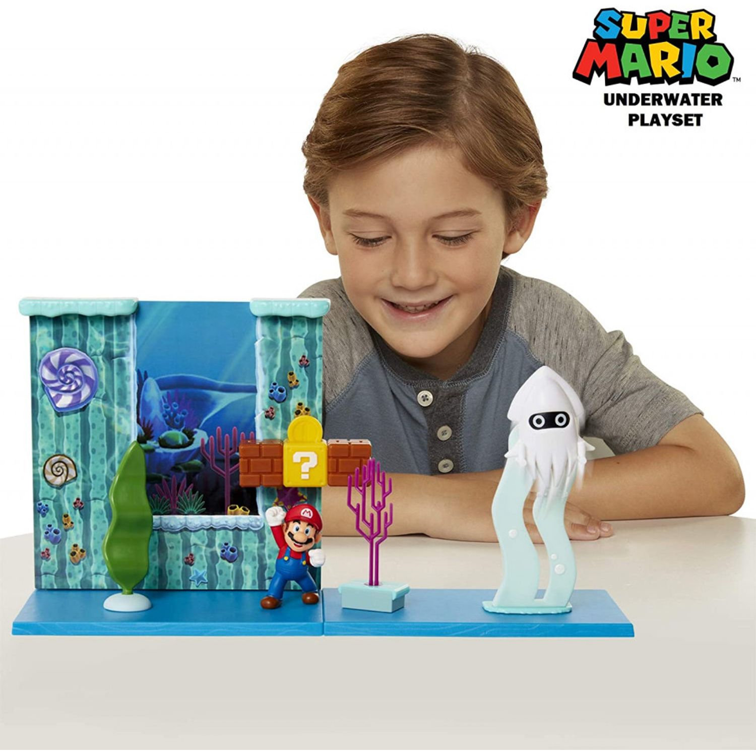 Set de joaca Underwater Super Mario Nintendo fotografia produsului View 3 L